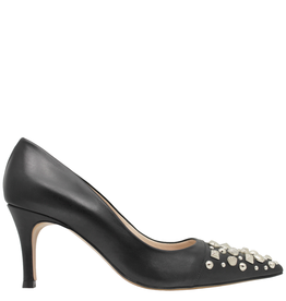 Lodi Black High Heel With Studs Elom