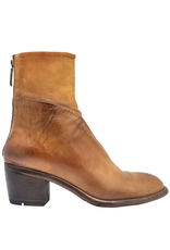 LeMargo LeMargo Cognac Boot With Back Zipper Bisou