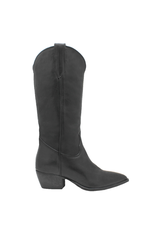 Moma Moma Black Western Knee Boot 2318