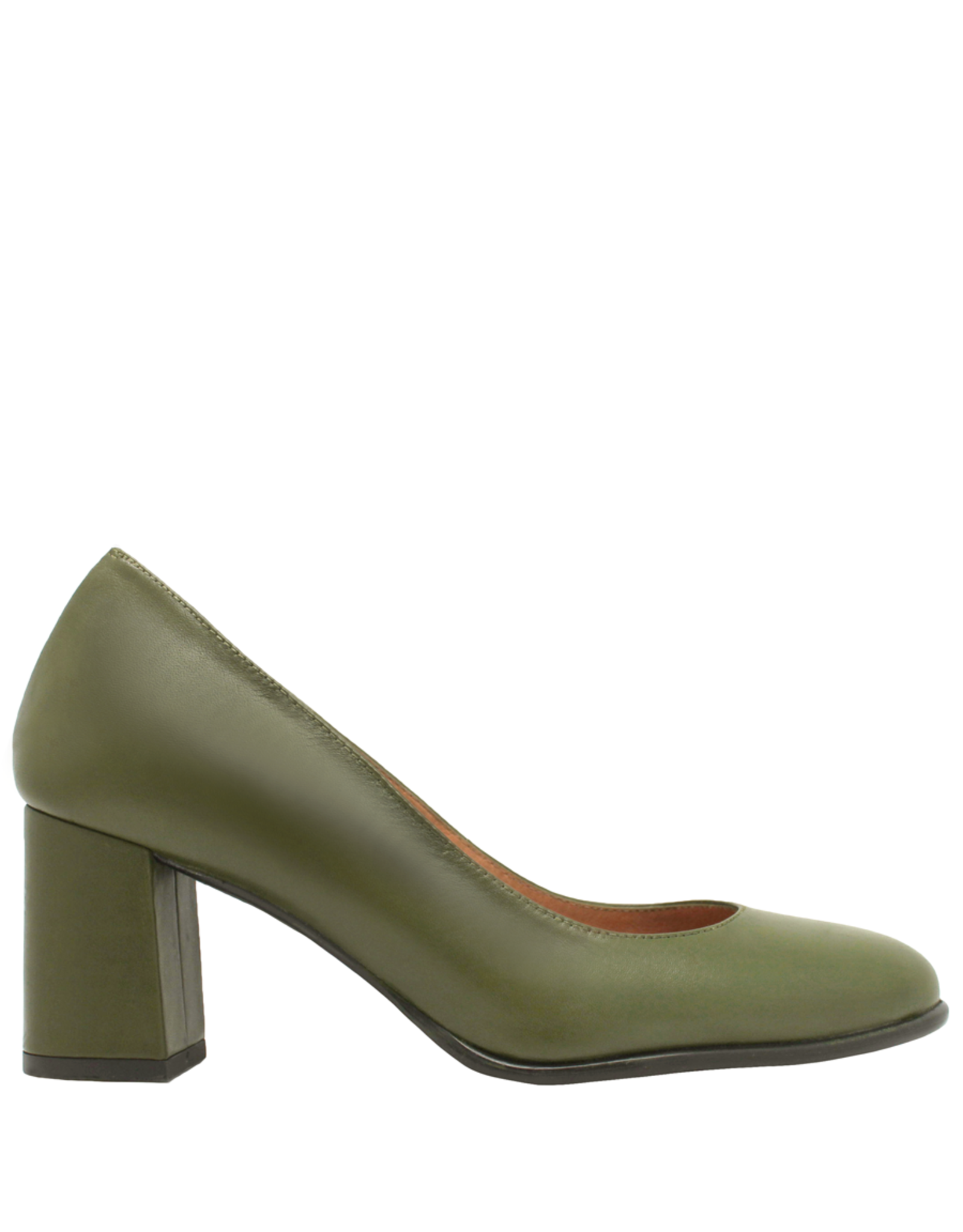 Lodi Lodi Olive Block Heel Pump Dega