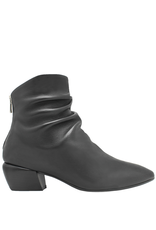 Officine Creative OfficineCreative Black Ruched Ankle Boot Shon