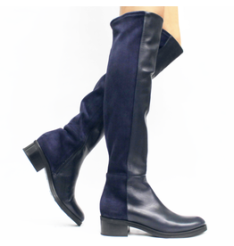 Le Pepe Blue Over the Knee Boot 1508