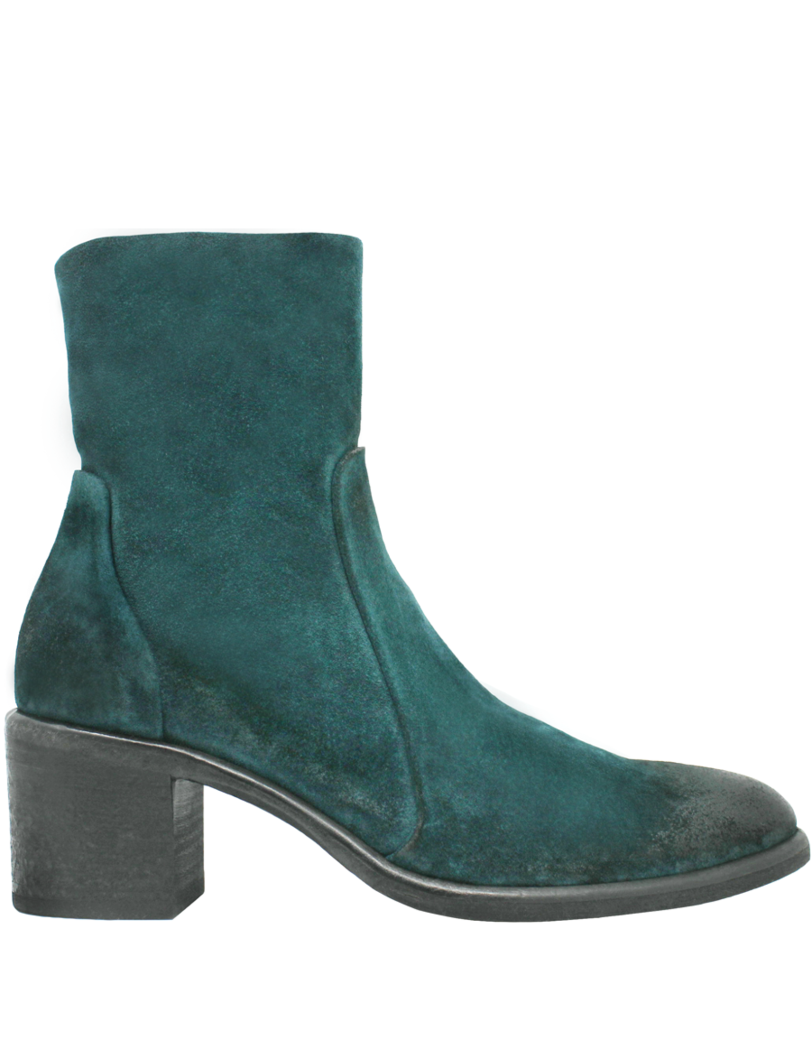 Elena Iachi ElenaIachi  Green Suede Boot Side Zipper 4561