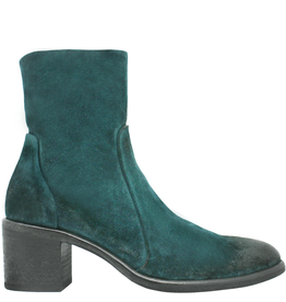 ElenaIachi ElenaIachi  Green Suede Boot Side Zipper 4561