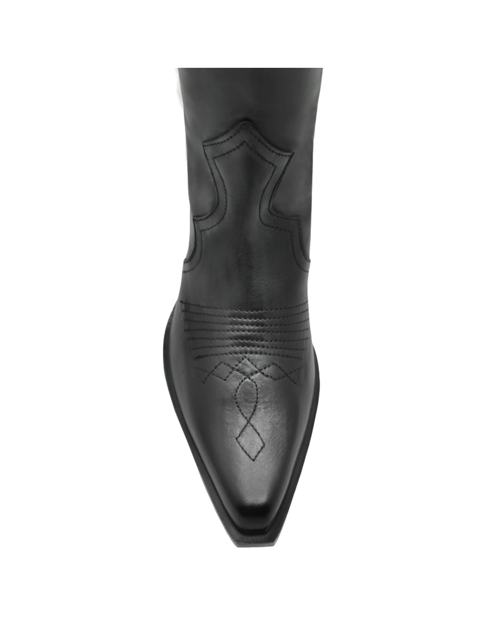 Now Now Black Western Knee Boot 7856