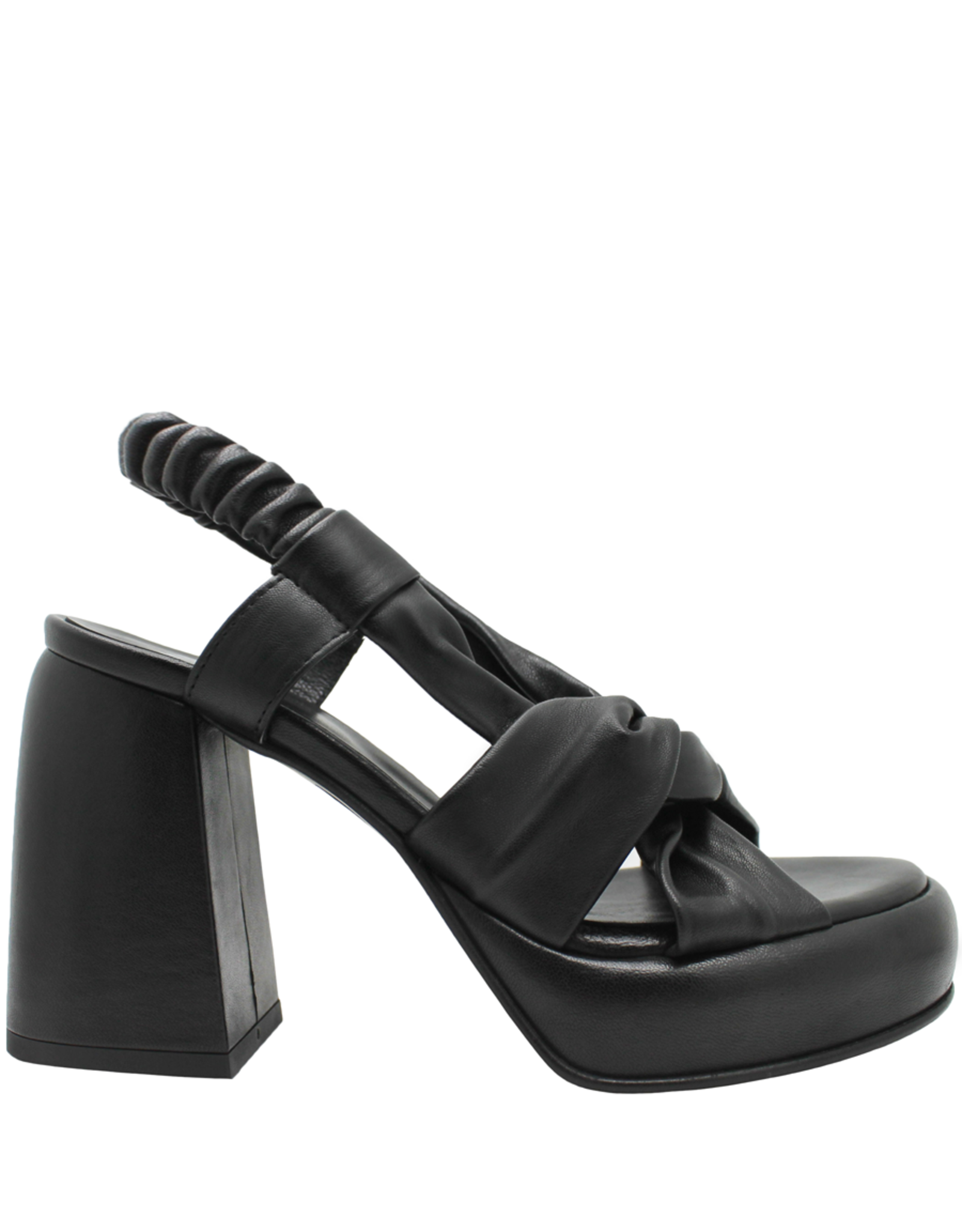 Now Now Black Platform SlingBack 8080