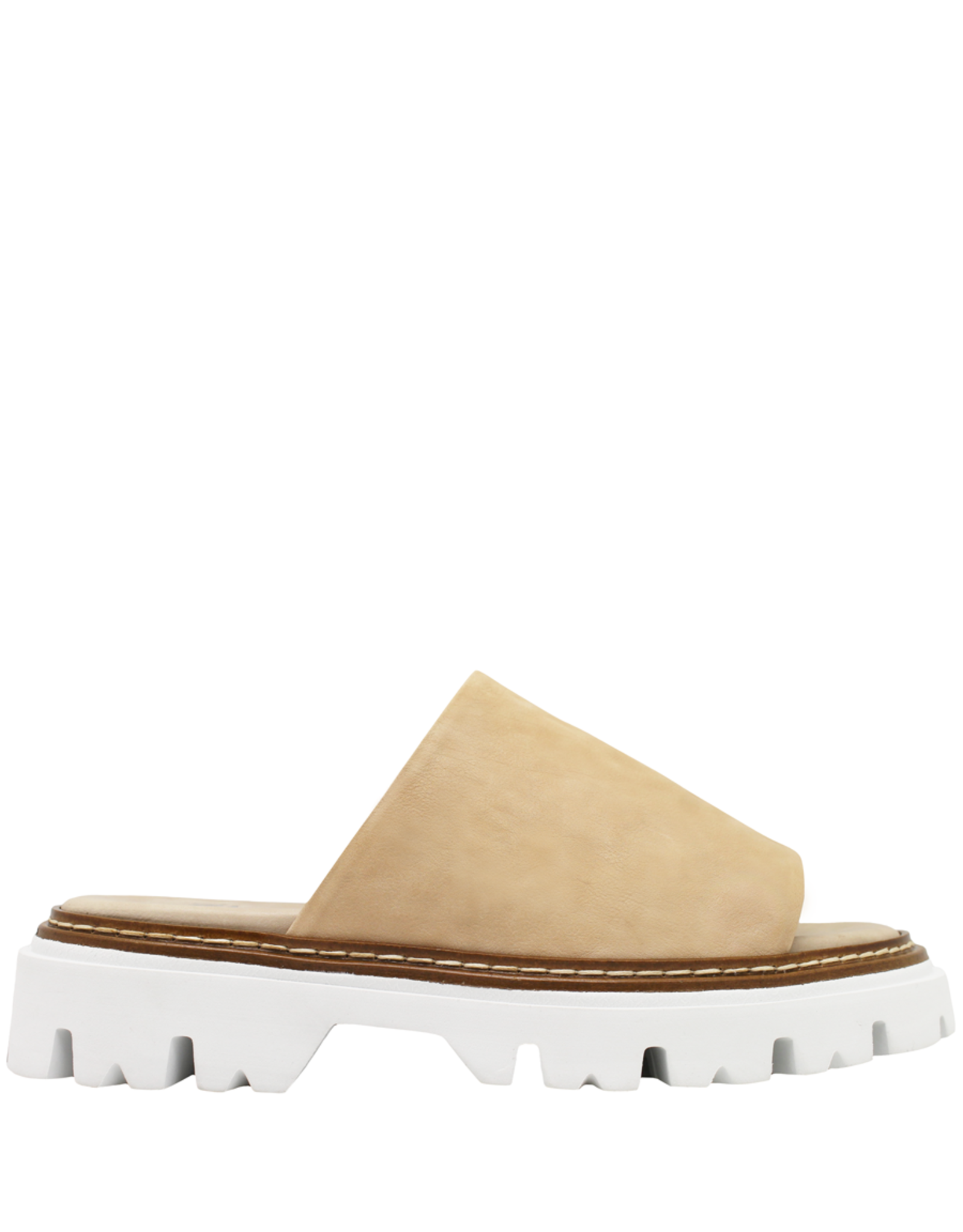 Now Now Beige Mule Tread Sole 8124