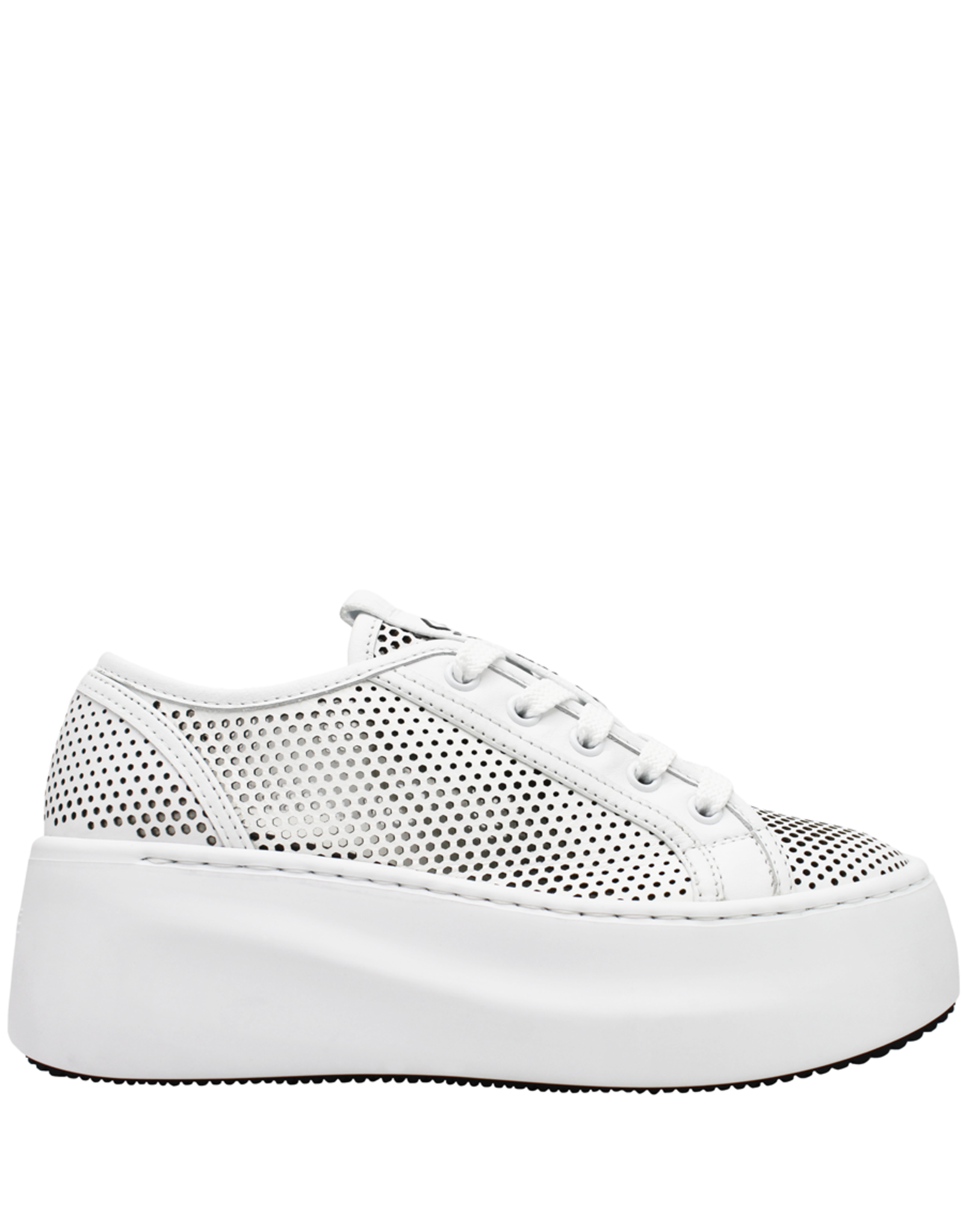 VicMatie VicMatie White Mesh Wedge Sneaker 6456