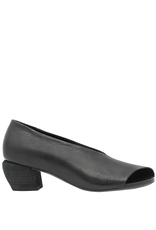 Officine Creative Black Peep Toe Pump Haven