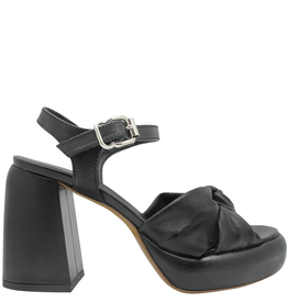 Laura Bellariva LauraBellariva LB3R Black Knotted Platform Sandal 8996