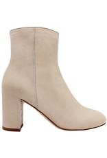 Del Carlo Sand Nappa Block Heel Ankle Boot 1304