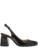 Lodi LD2B Black Patent Sling Ava