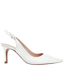 Lodi Lodi White Patent Sling Back Fiora