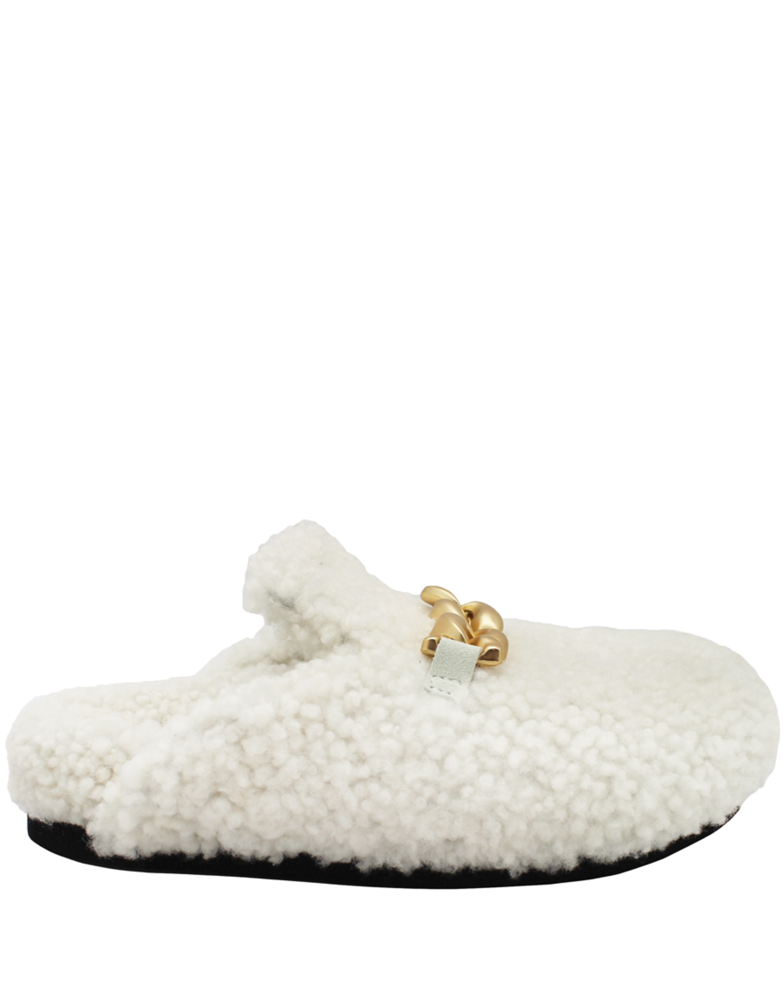 Antenora AT1A Ivory Sheep Skin Closed Mule Marin