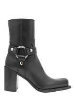 Elena Iachi ElenaIachi EI58C Black Moto Boot With Harness 3670