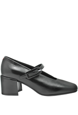 Halmanera Halmanera H45M Black Maryjane Block Heel 3022