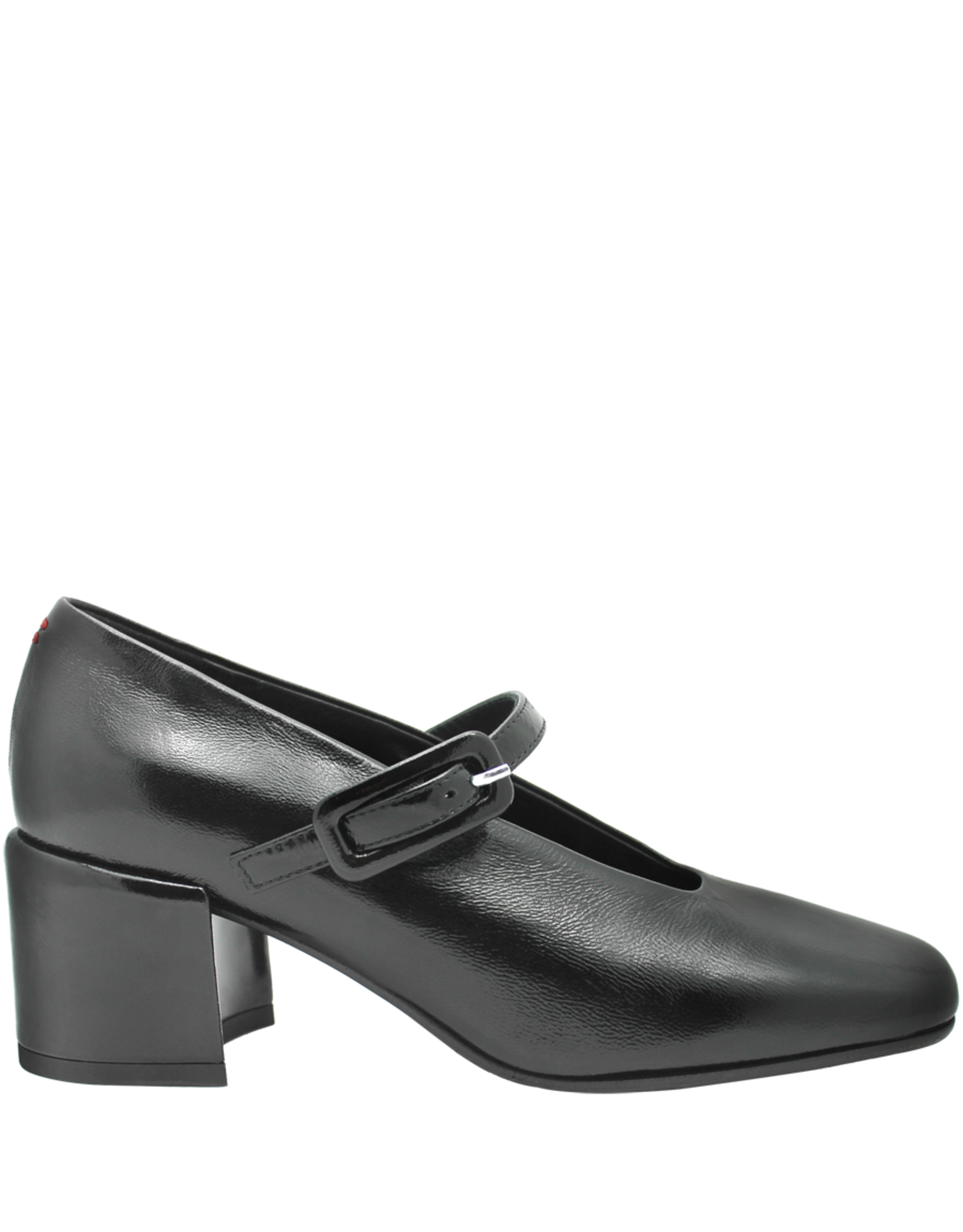 Halmanera Halmanera H45M Black Maryjane Block Heel 3022