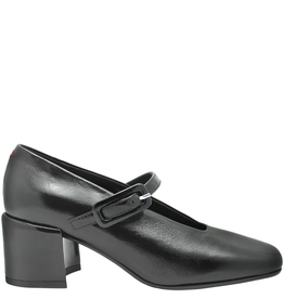 Halmanera Halmanera H45M Black Maryjane Block Heel 3022