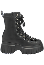 Now Now N42Y Black Lace-Up Tread Sole 8454