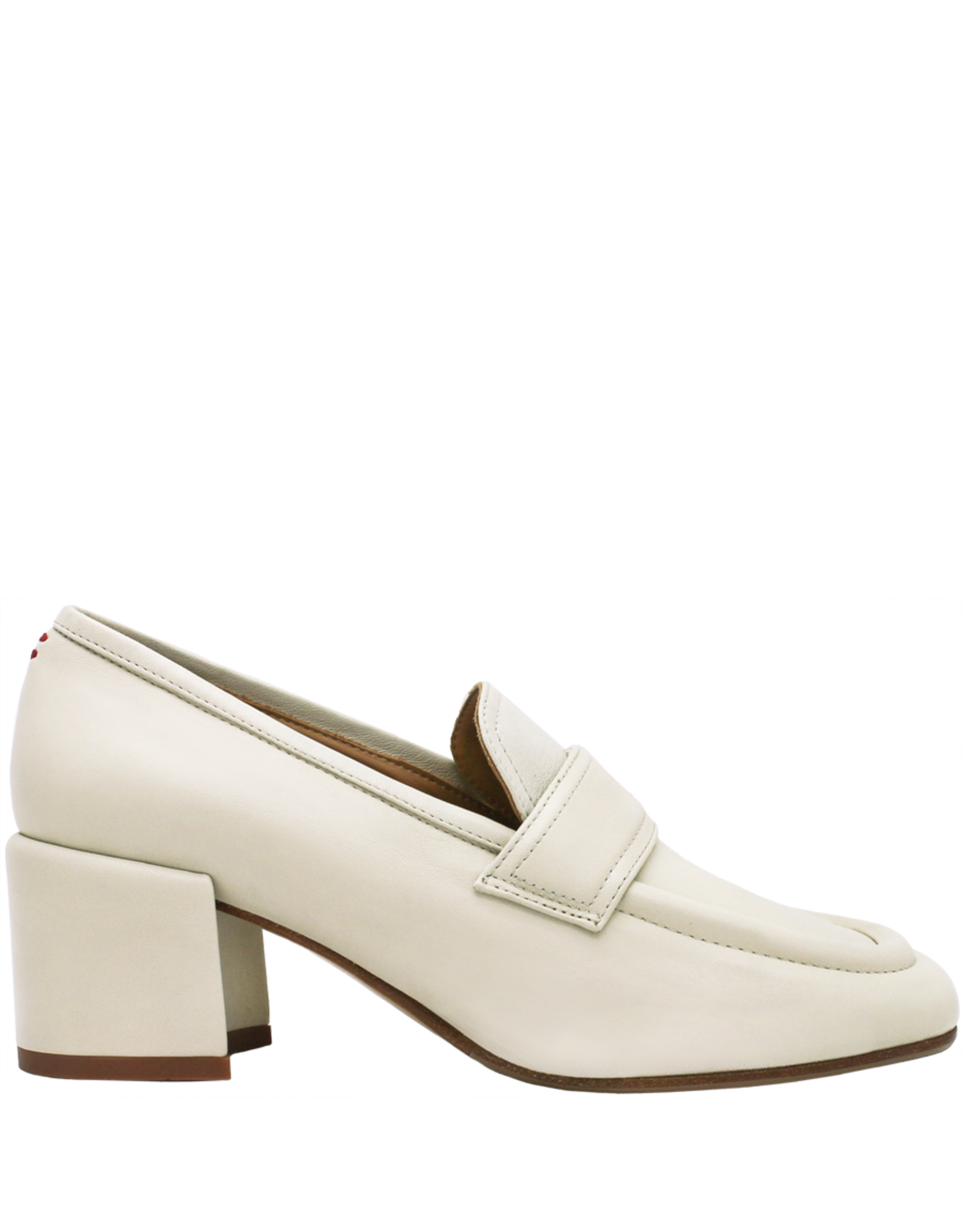 Halmanera Halmanera H45R Ivory Square Toe Loafer 3024