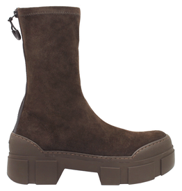 VicMatie VM80 Brown Suede Tread Sole Back Zipper 7304