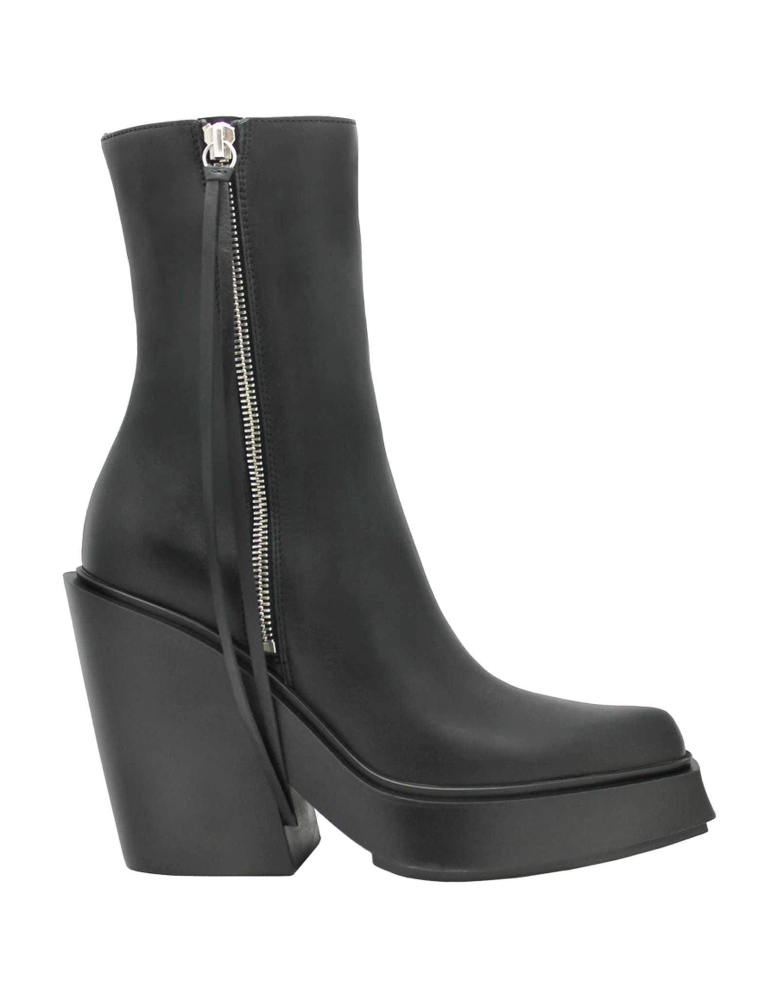 VicMatie VM80H Black Double Zip Cowboy Rubber Sole 7850