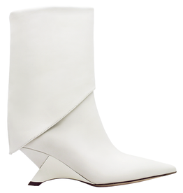 VicMatie VM80I White Point Toe Cuff Boot 7922