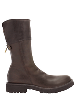 Fiorentini+Baker FB91I Brown Mid Calf Boot With Back Zipper Milan