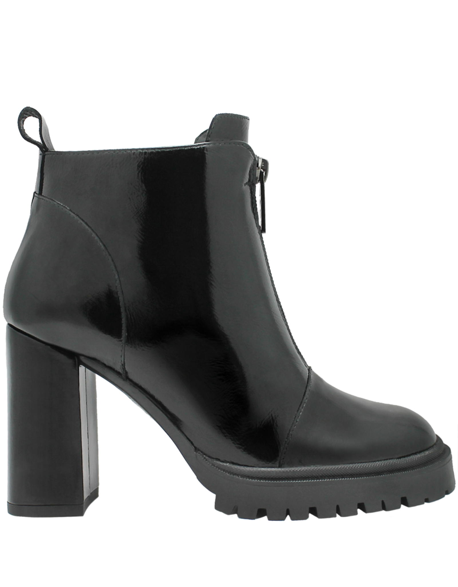 Lodi LD2Y Black Glaze Top Zipper Boot 2270