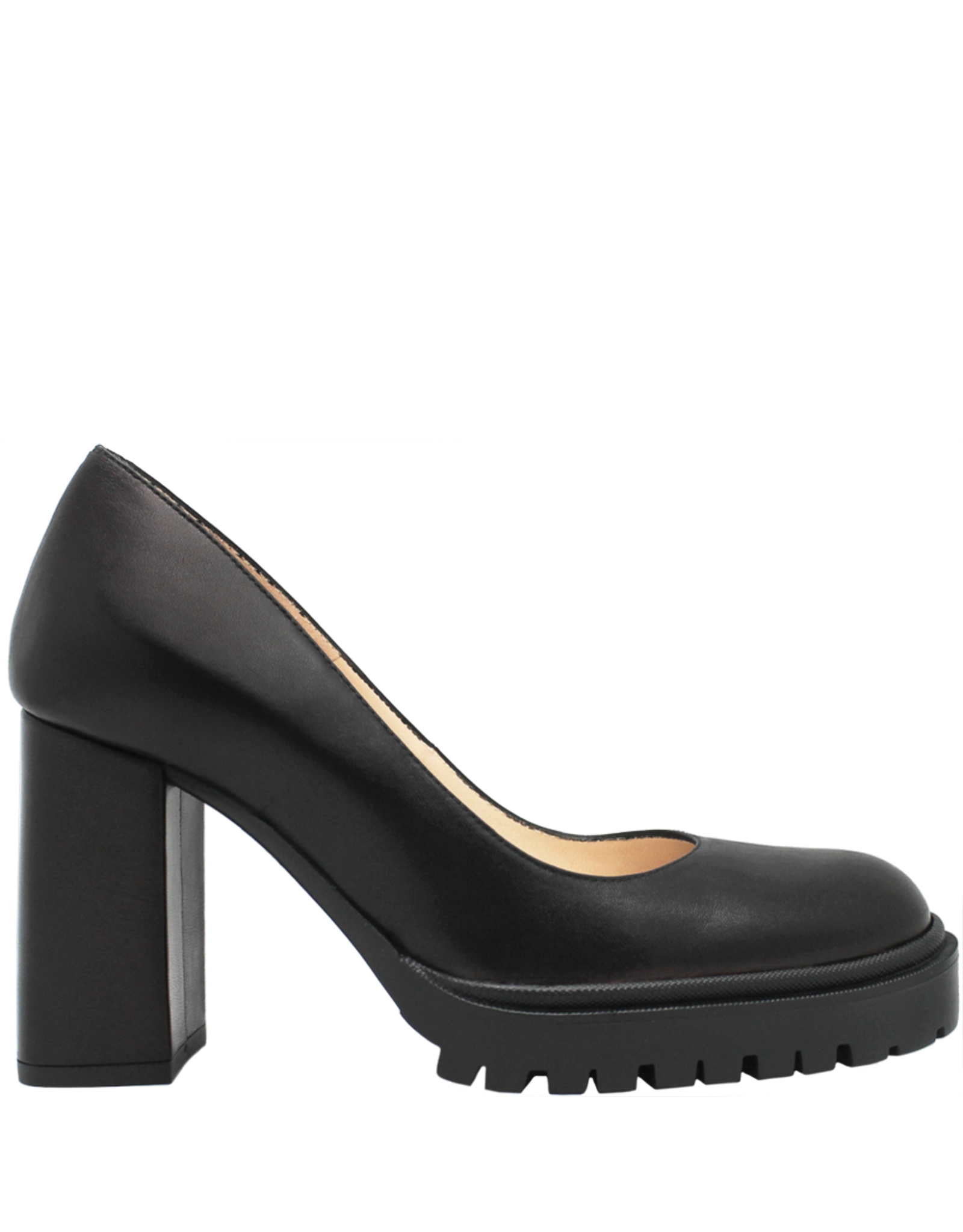 Lodi Lodi LD3 Black Calf Platform Pump 2281