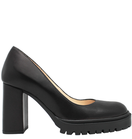 Lodi Lodi LD3 Black Calf Platform Pump 2281