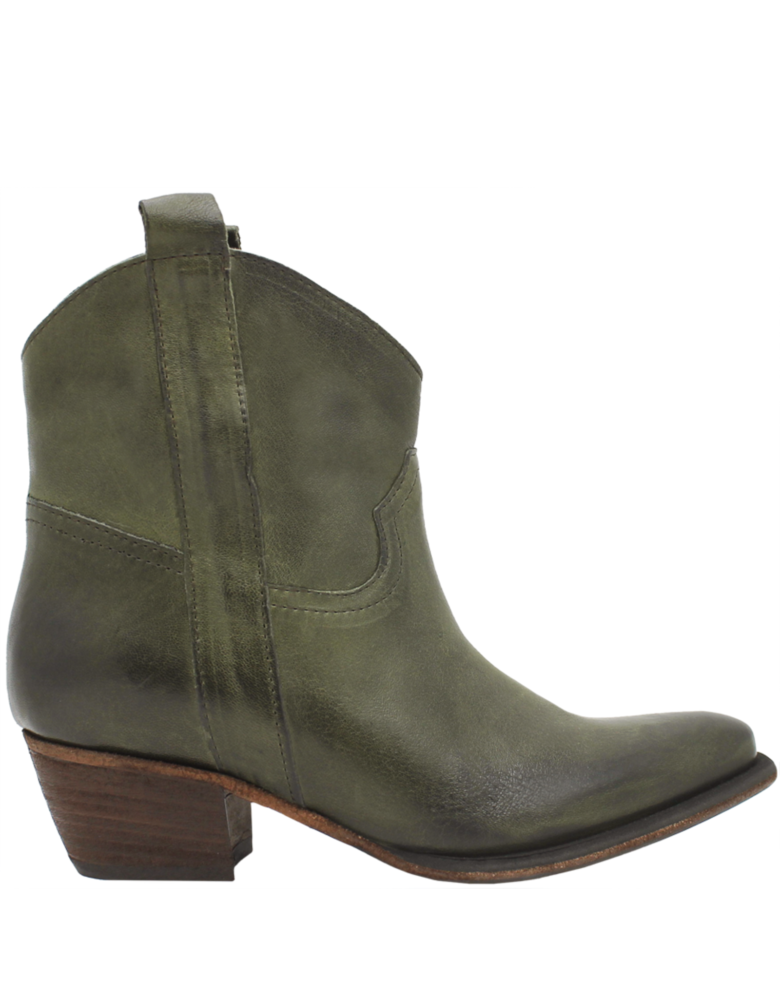 Studio Studio SO1H Green Short Western Boot 5151