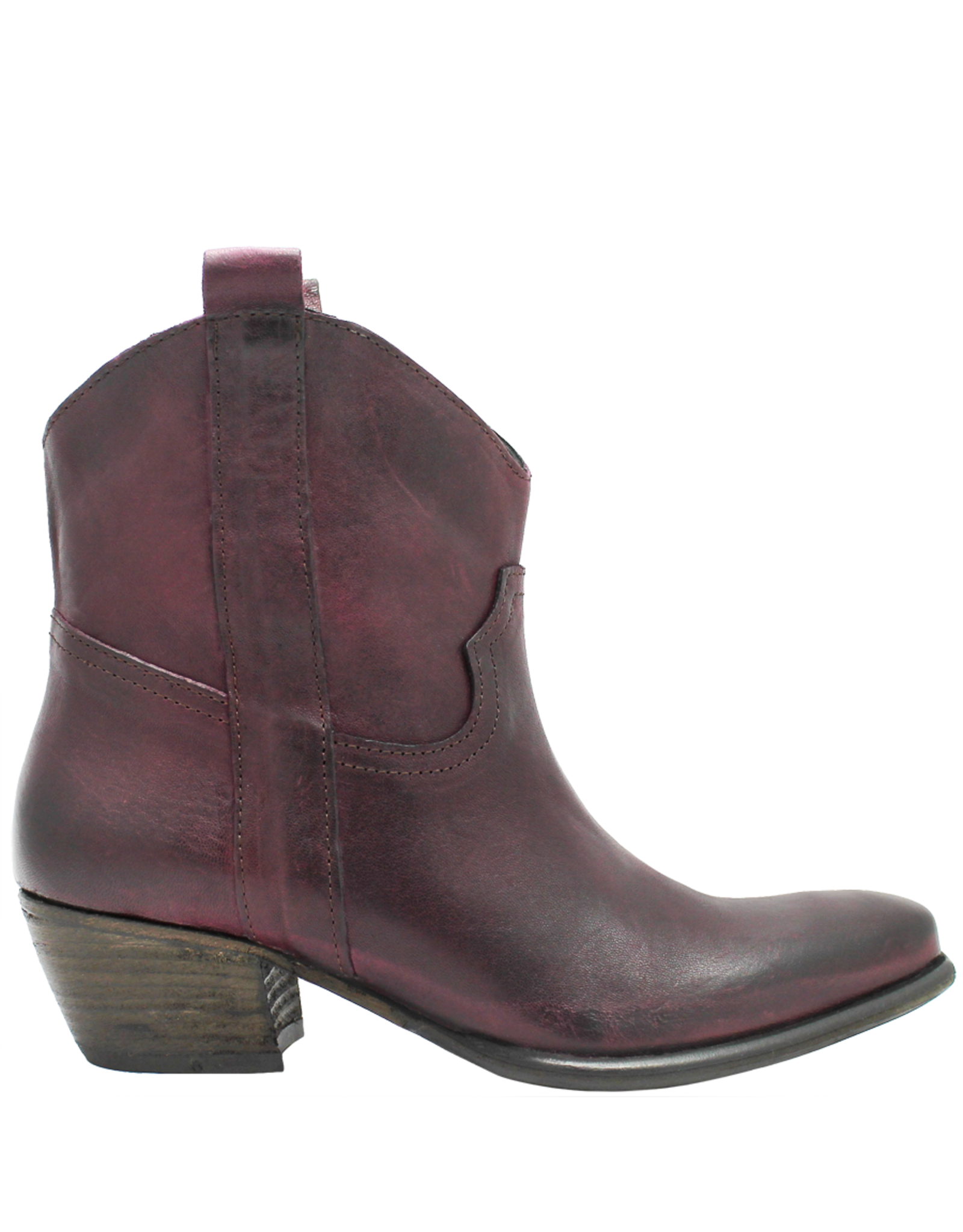 Studio SO1I Wine Short Western Boot 5151