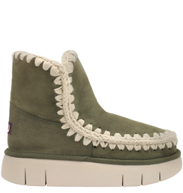 Mou Mou MU2S Olive Sheepskin Sneaker 2631