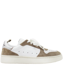 Officine Creative Officine Creative- OC64C- White Low Top Sneaker With Sand/Silver Mia