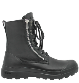 Officine Creative-OC64G- Black Boot With Laces Paula
