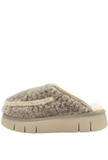 Mou Mou MU2M Grey Curly Sheepskin Clog 2430