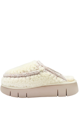 Mou MU2N Vanilla Curly Sheepskin Clog 2430