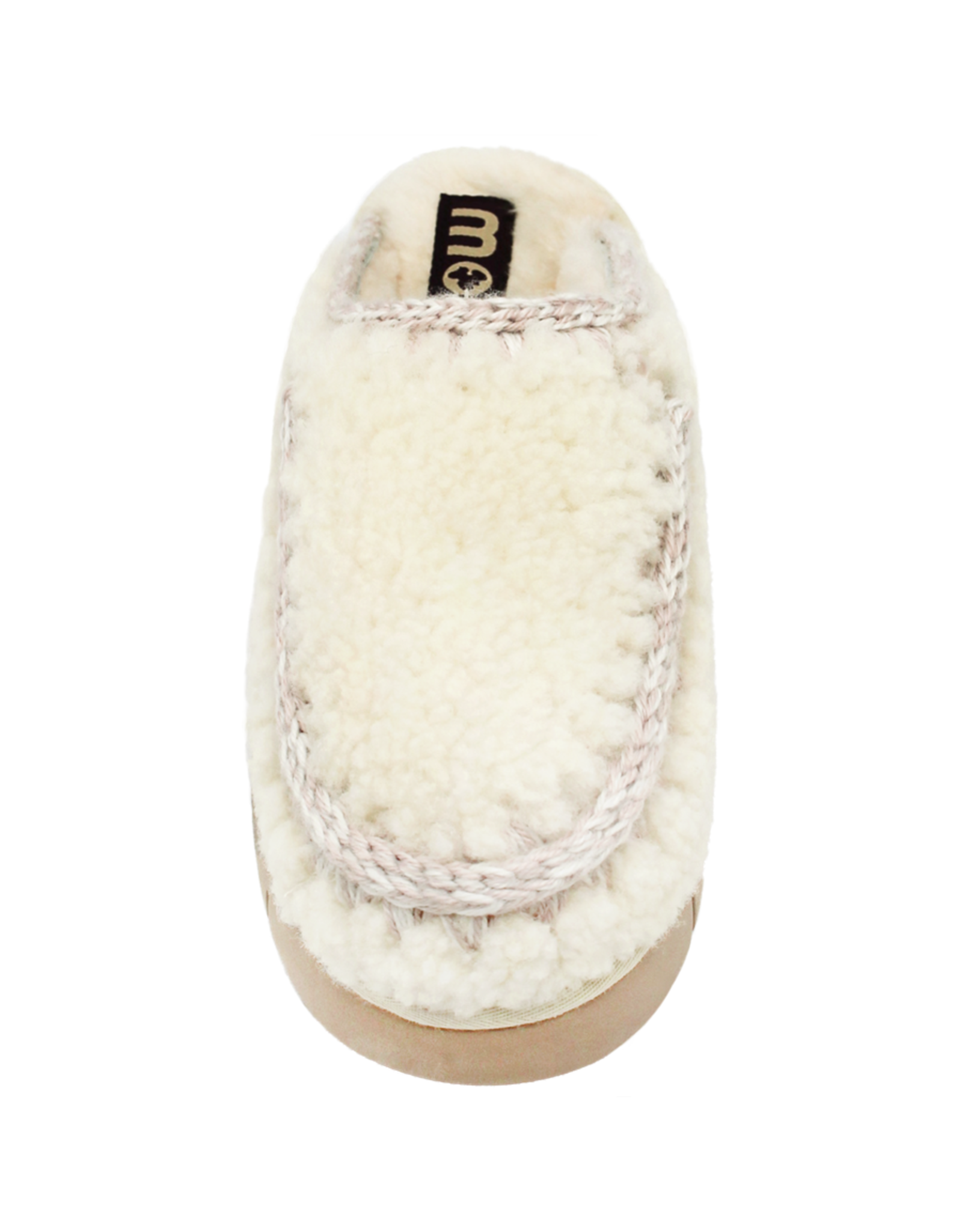 Mou MU2N Vanilla Curly Sheepskin Clog 2430