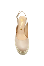 Lodi LD3A Cotton Platform SlingBack 2282