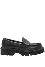 MaraBini MaraBini M11J Black Grain Loafer  9988