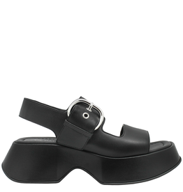 VicMatie VM80O Black Sling Back Platform Sole 1500