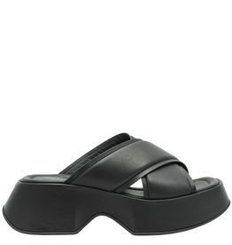 VicMatie VM80P Black Criss Cross Platform 1502