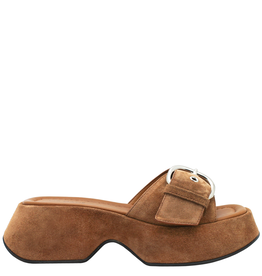 VicMatie VM80Q Camel Buckled Dr Schol Platform 1510