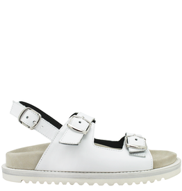 Fiorentini+Baker FB91K  White Birkenstock Footbed Sandal 3485