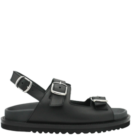 Fiorentini+Baker FB91L Black Birkenstock Footbed Sandal 3485