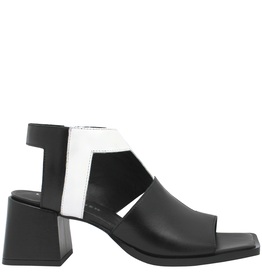 LeBohemien LeBohemien LB1I Color Block Medium Heel Sandal-Gage