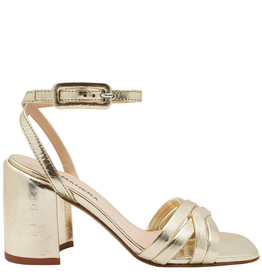 Halmanera Halmanera H46U Gold Ankle Strap Sandal 3036