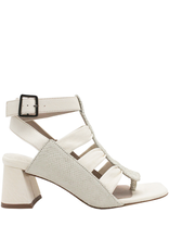 MLO Ixos IS71Z Ivory Ankle Strap Sandal Lean