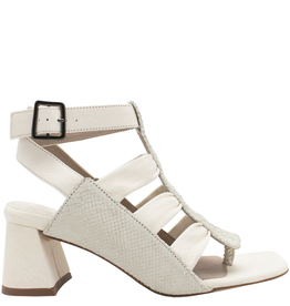 MLO Ixos IS71Z Ivory Ankle Strap Sandal Lean